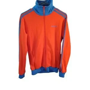 adidas Originals Jackets Coats Neon Orange And Blue Adidas